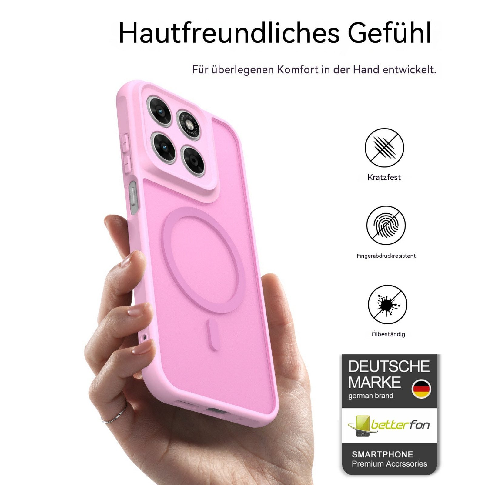betterfon Handyhülle für Motorola Modelle,Magsafe Hülle Magnet Case, Magnetisches Laden, kompatibel mit kabellosem Ladezubehör – Bild 2 von 5
