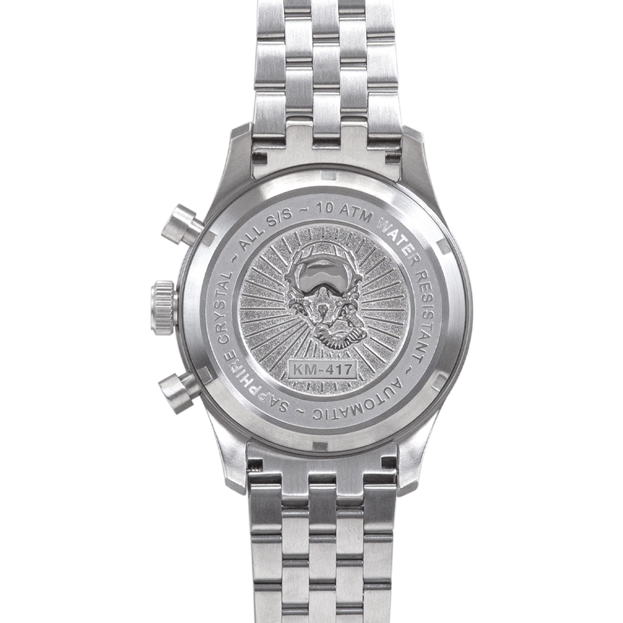 Kienzle Automatikuhr PILOTIMER Automatic Chrono silber/schwarz