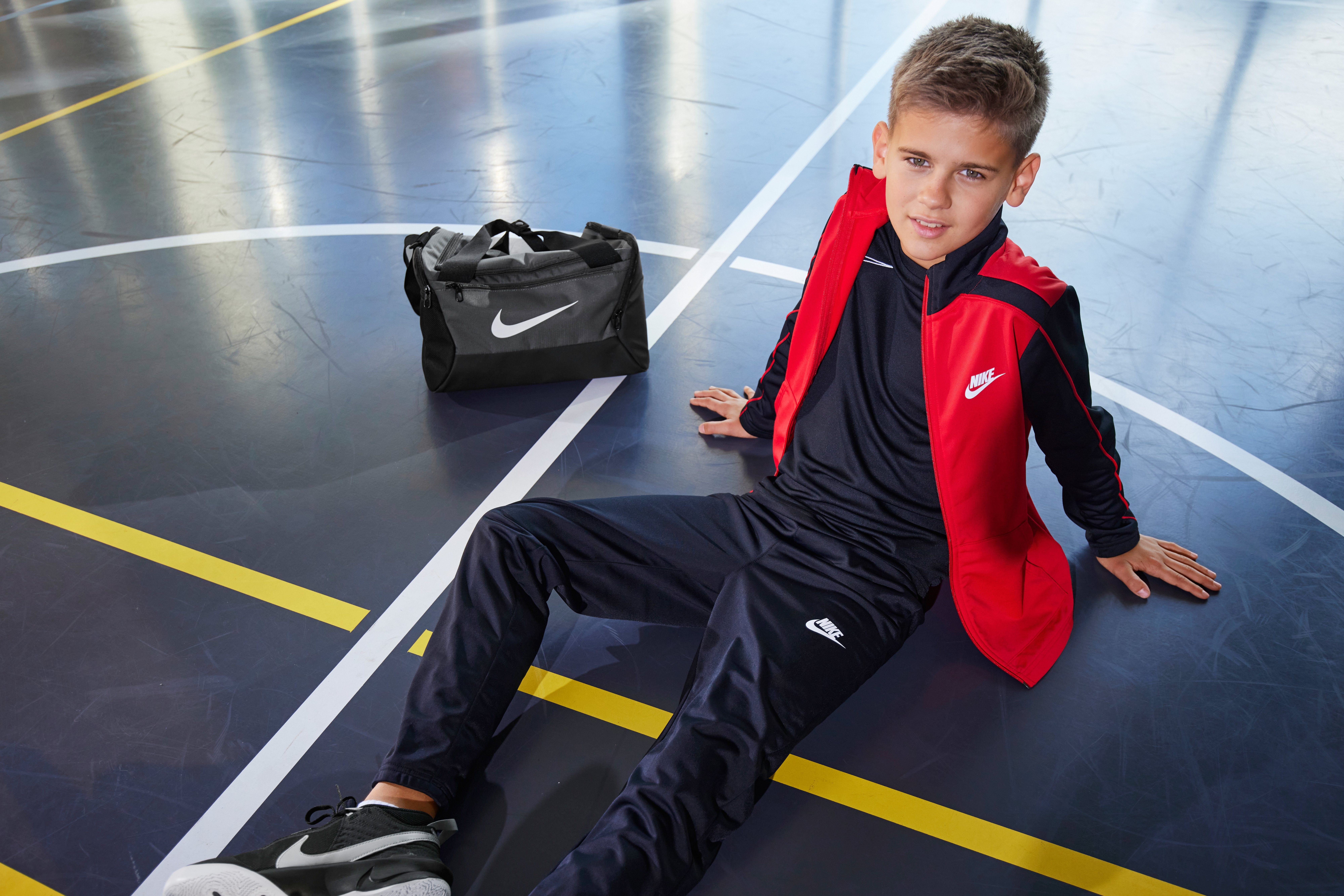 Big Trainingsanzug Nike Tracksuit Sportswear schwarz-rot Kids'
