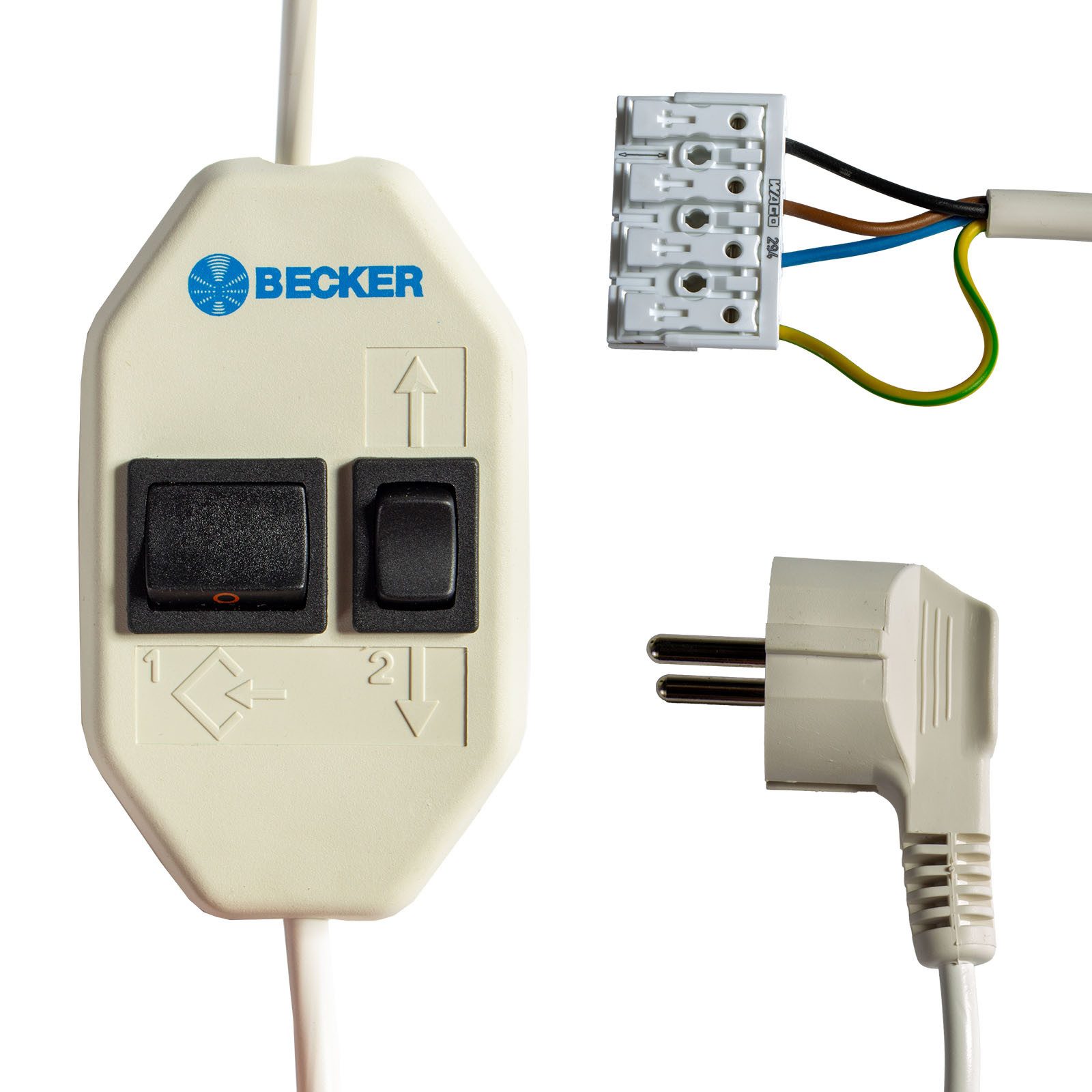 Becker Einstellkabel Set für elektronische Rollladenmotoren Installationskabel