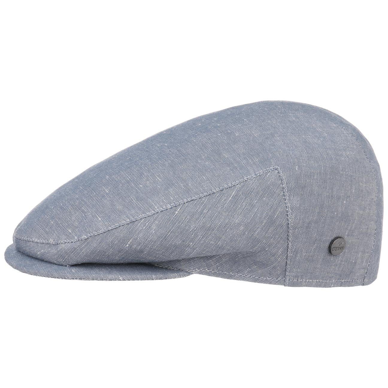 Lierys Flat Cap (1-St) Flatcap mit Schirm, Made in Italy hellblau