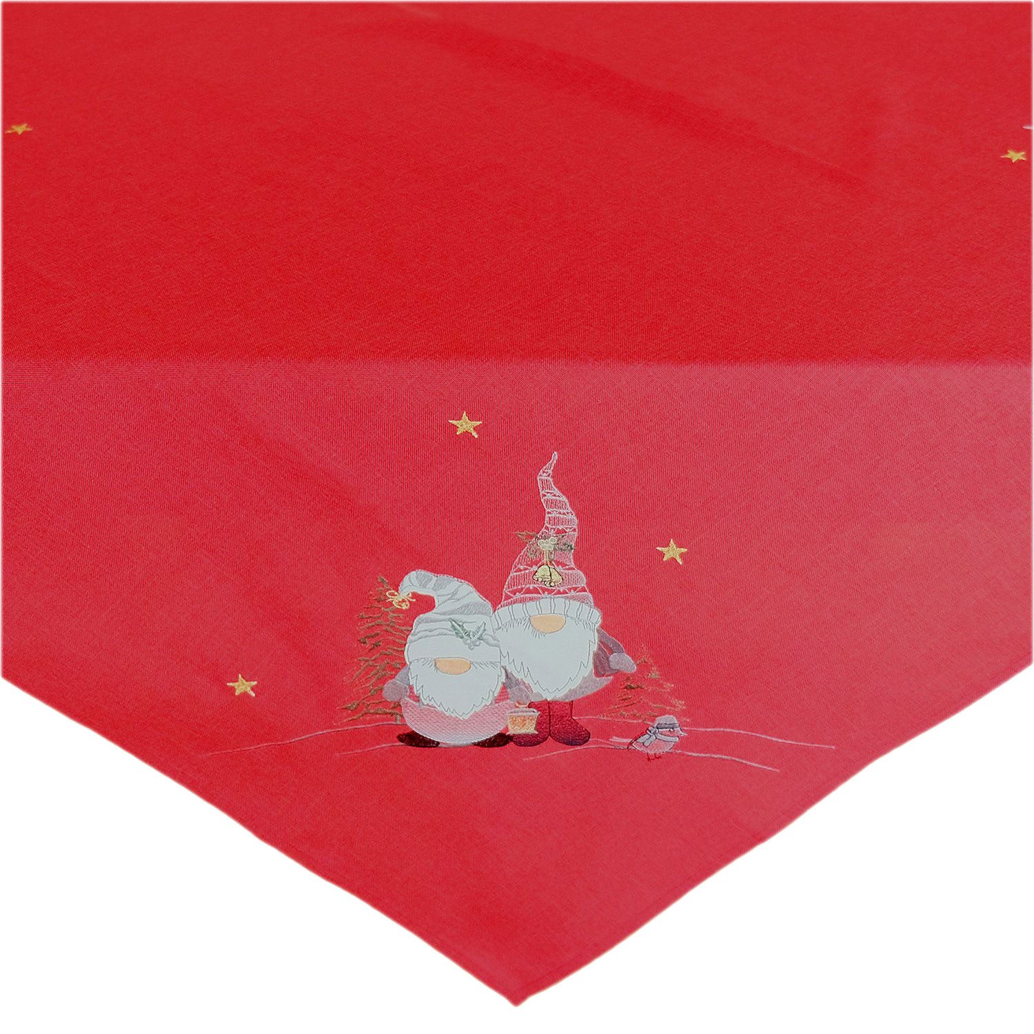 texpot Tischdecke Stickerei Wichtelmänner Weihnachten Winter günstig online kaufen