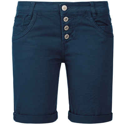 SUBLEVEL Shorts Damen Bermudas kurze Hose Baumwolle Jeans Sommer Chino Stoff