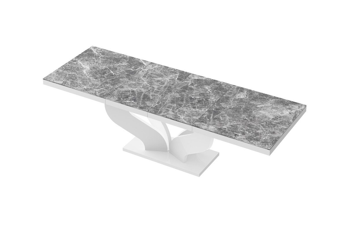designimpex Esstisch HEB-222 Marmoroptik Marmor dunkel günstig online kaufen