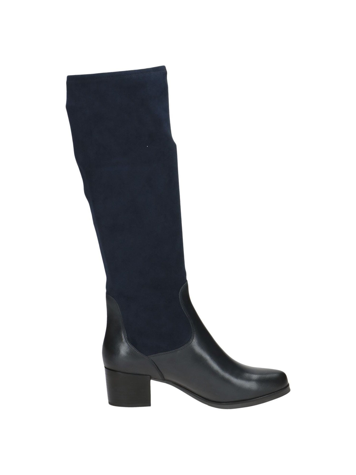 Caprice CAP Stretch, CAP Airmotion aus Leder Blockabsatz Stiefel CAP Stretch