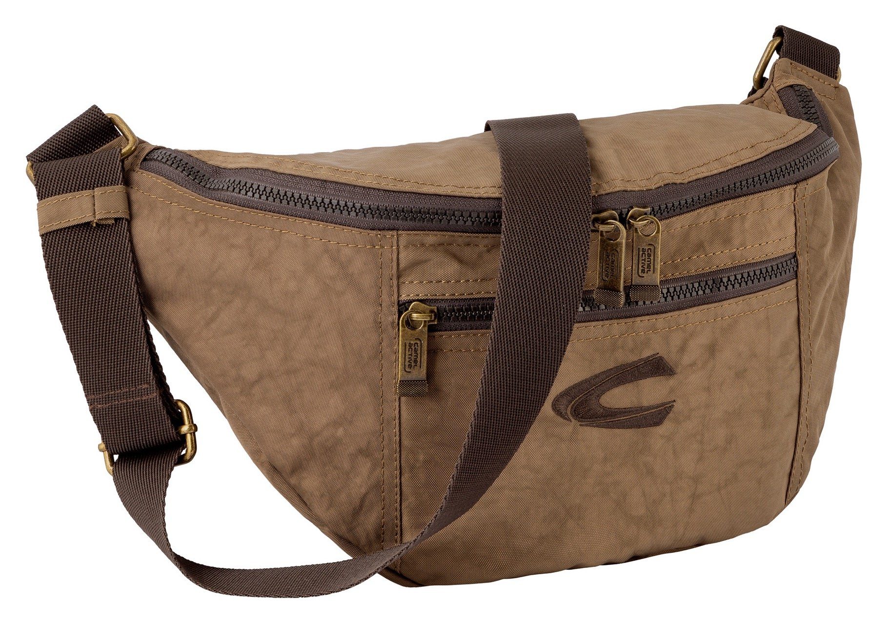 camel active Umhängetasche Journey, aus leichtem robusten Nylon, funktional günstig online kaufen