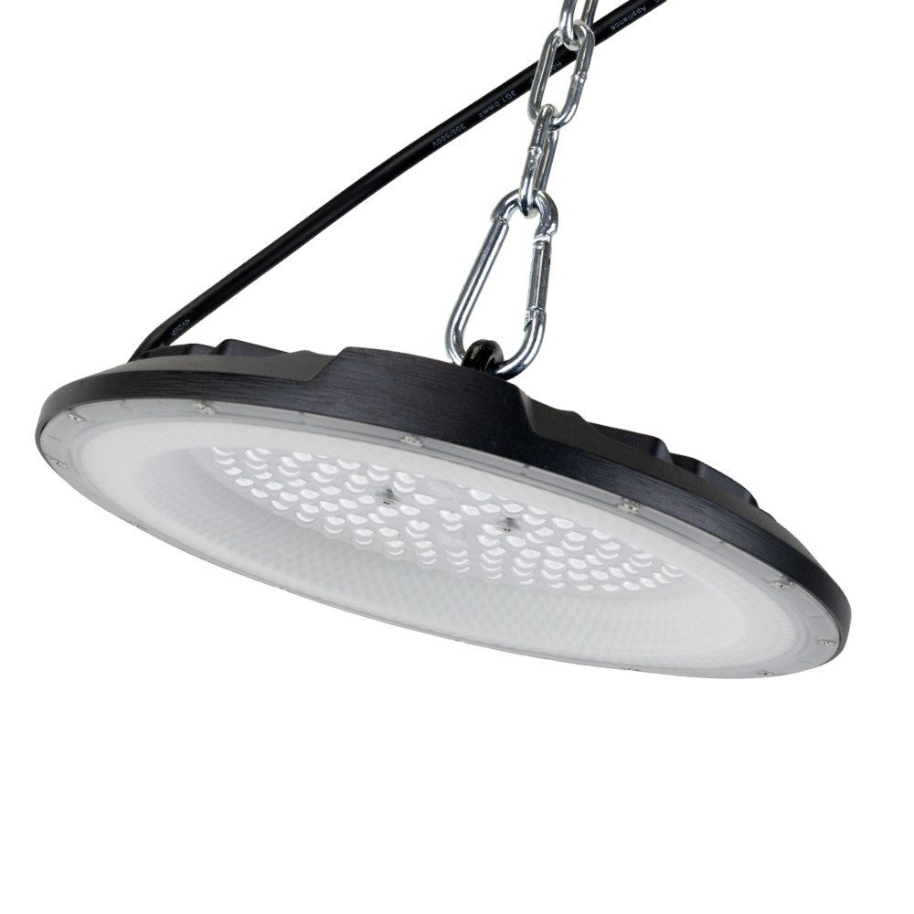 LUXULA LED Arbeitsleuchte LUXULA LED Hallenstrahler HighBay 200 W CCT einstellbar Schwarz, LED fest integriert, Farbwechsler