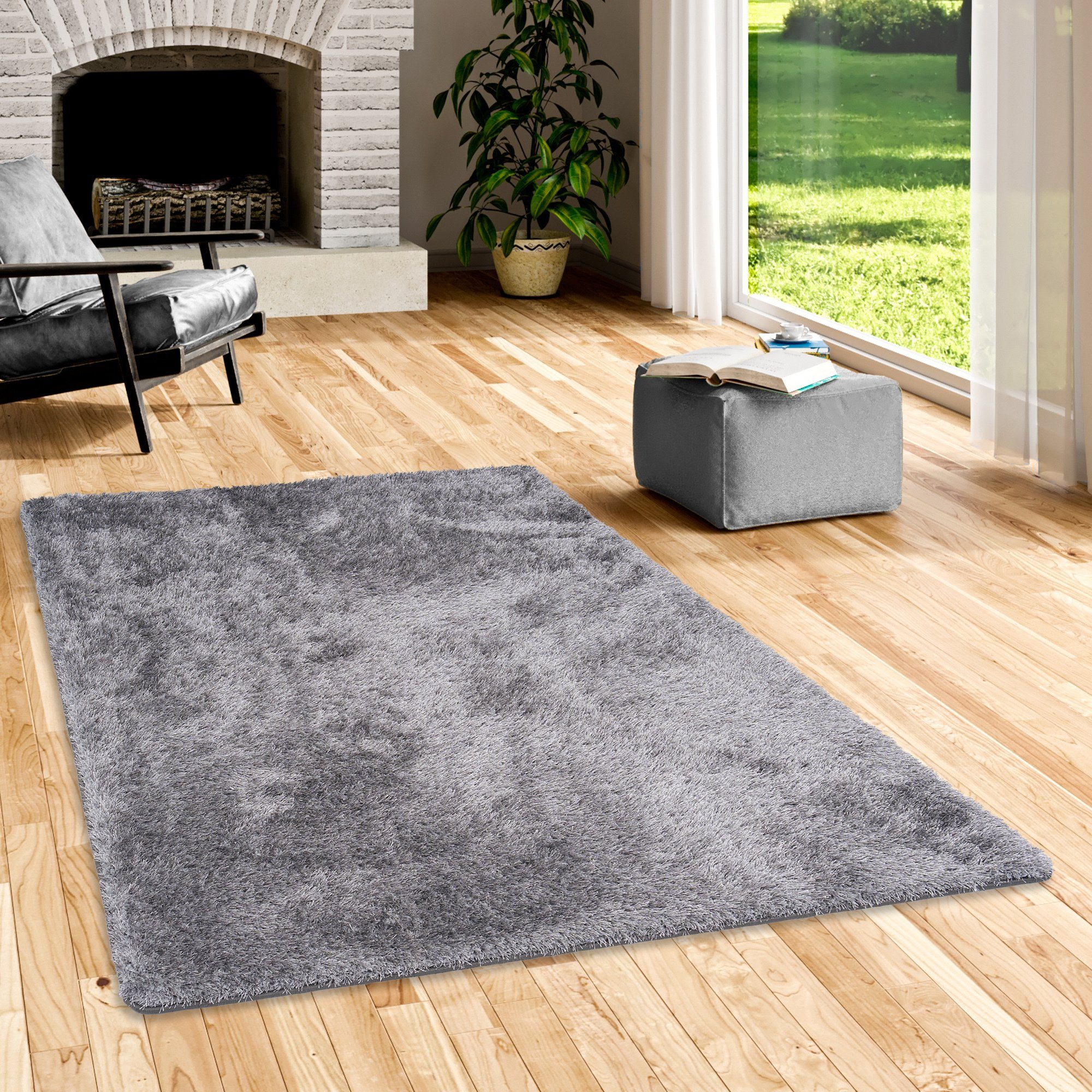 Snapstyle Hochflor-Teppich Hochflor Shaggy Teppich Luxus günstig online kaufen