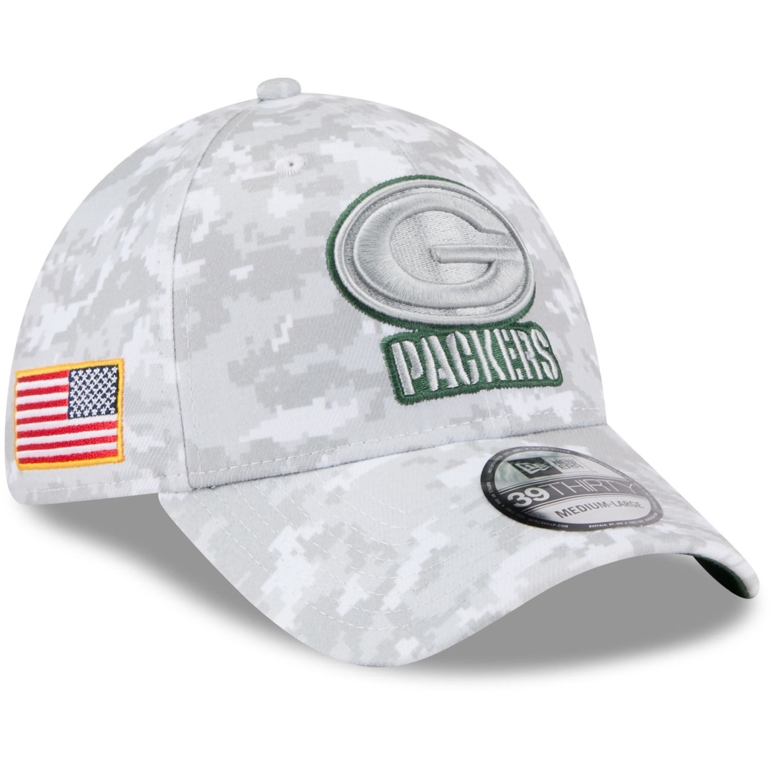 New Era Flex Cap 39Thirty Salute to Service Green Bay Packers günstig online kaufen