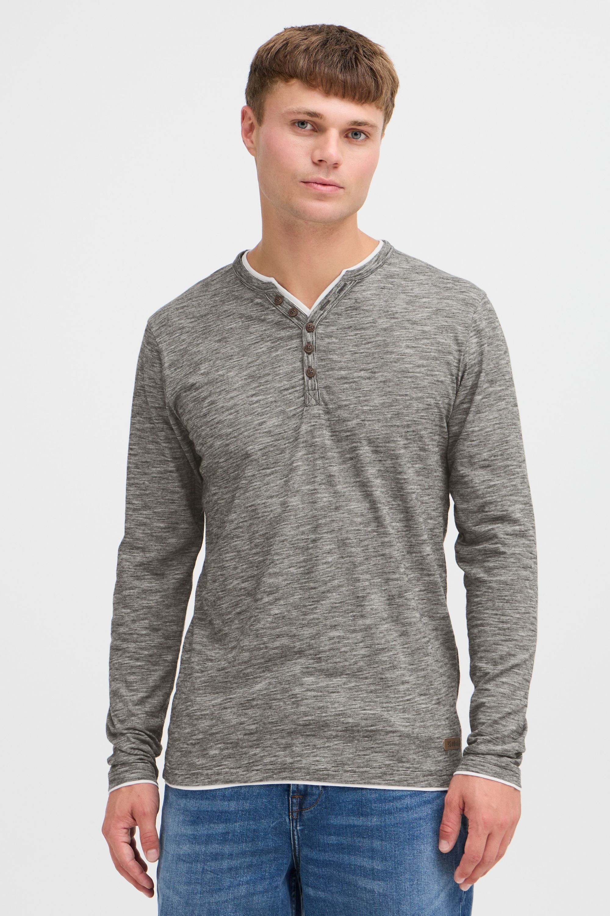 !Solid Longsleeve SDBelagos Langarmshirt im Double-Layer günstig online kaufen