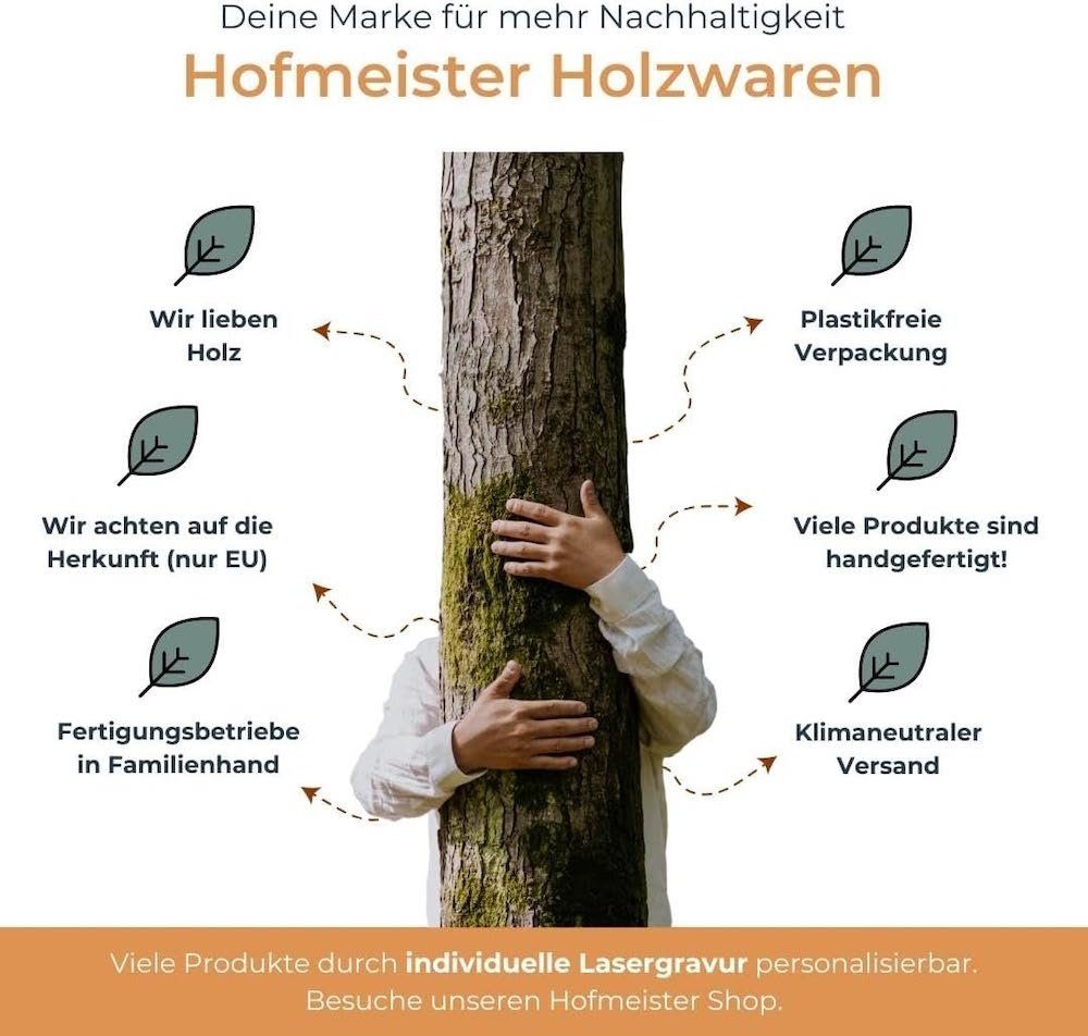 Hofmeister Kochlöffel, Buchenholz Rührlöffel Küchenhelfer Holzlöffel