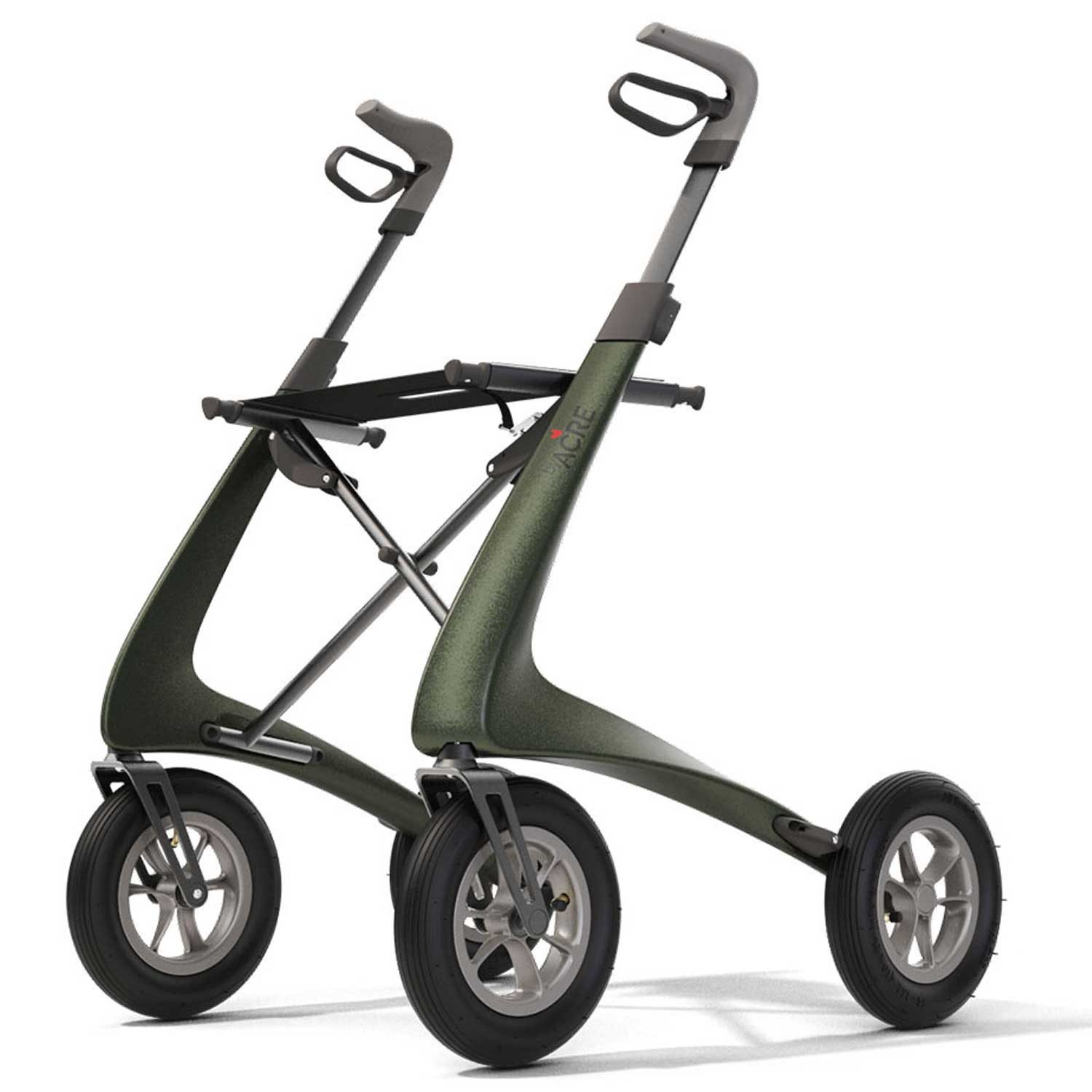 Rollator Acre Carbon Overland Rollator - metallic-grün