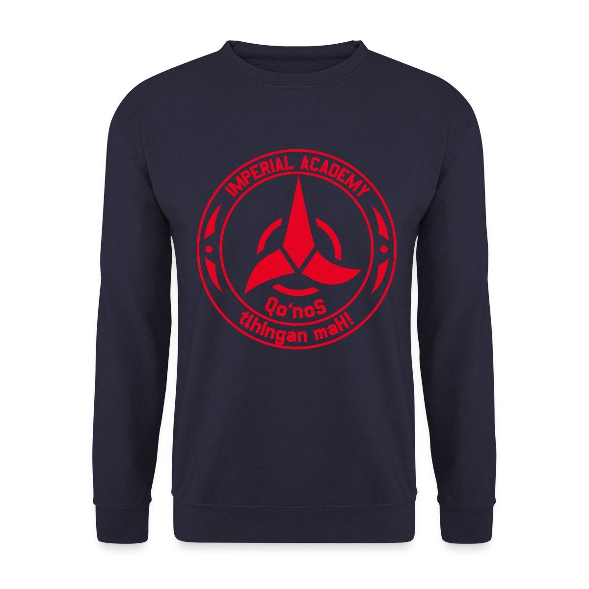 Sweatshirt Star Trek Discovery Klingone Qo'noS Academy Unisex Pullover