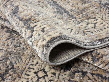 Teppich Selin, my home, rechteckig, Höhe: 9 mm, dezenter Glanz, Schrumpf-Garn-Effekt, im Vintage-Look, dichte Qualität