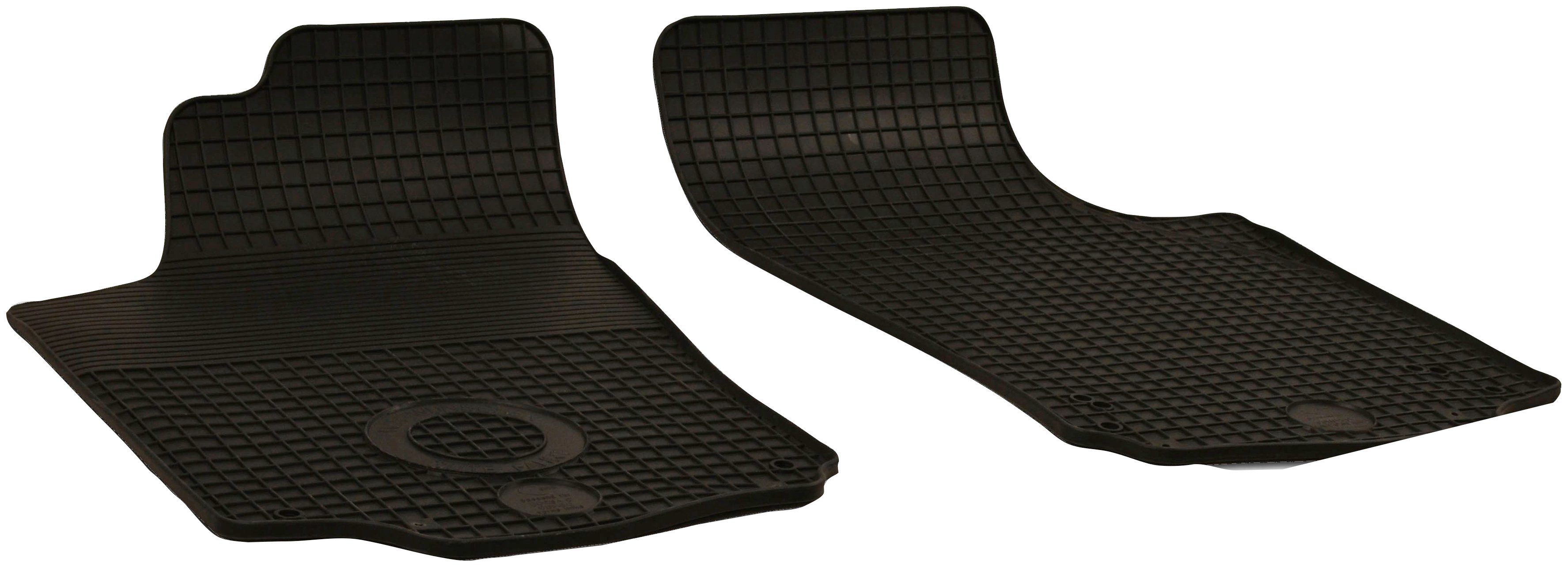 WALSER Passform-Fußmatten (2 St), für Opel Combo Kombi/Kastenwagen, für  Opel Combo Kasten/Großraumlimousine 10/2001-Heute
