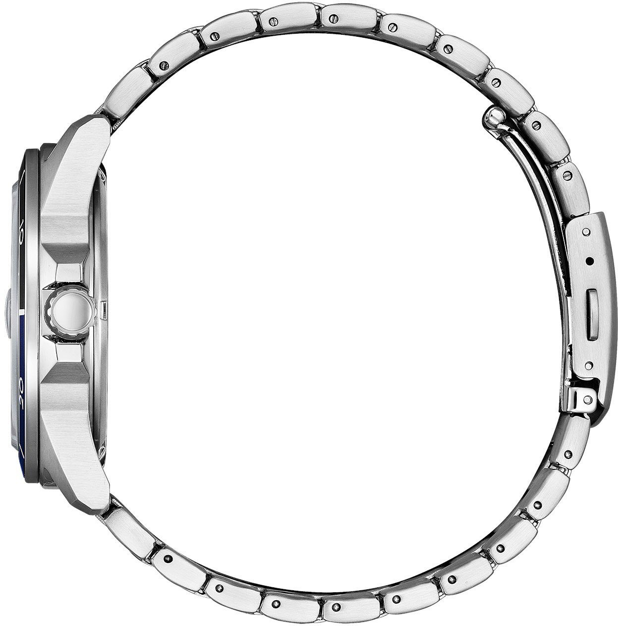Citizen Solaruhr AW1810-85L, Armbanduhr, Herrenuhr, Edelstahlarmband, bis 10 bar wasserdicht, Datum