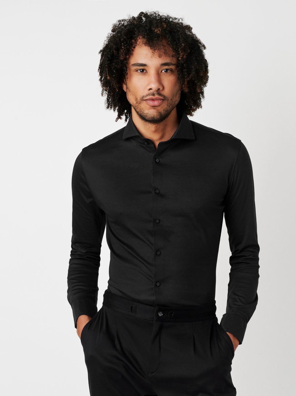 DESOTO Businesshemd Jerseyhemd Essential Hai langarm günstig online kaufen