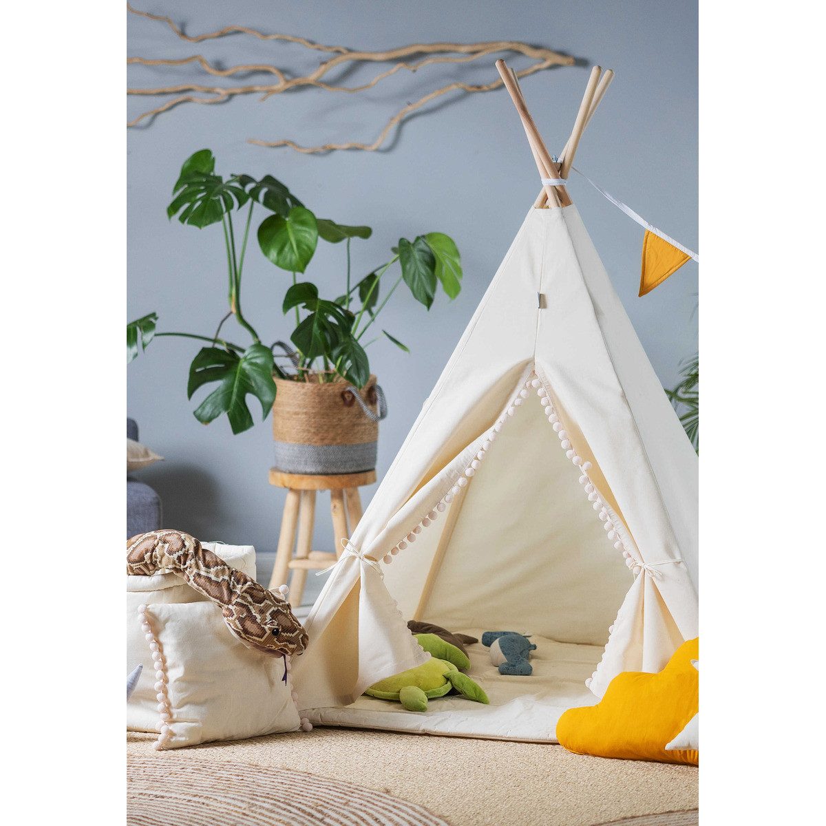 Sówka Design Spielzelt Tipi Unisex Kinder (8-tlg)