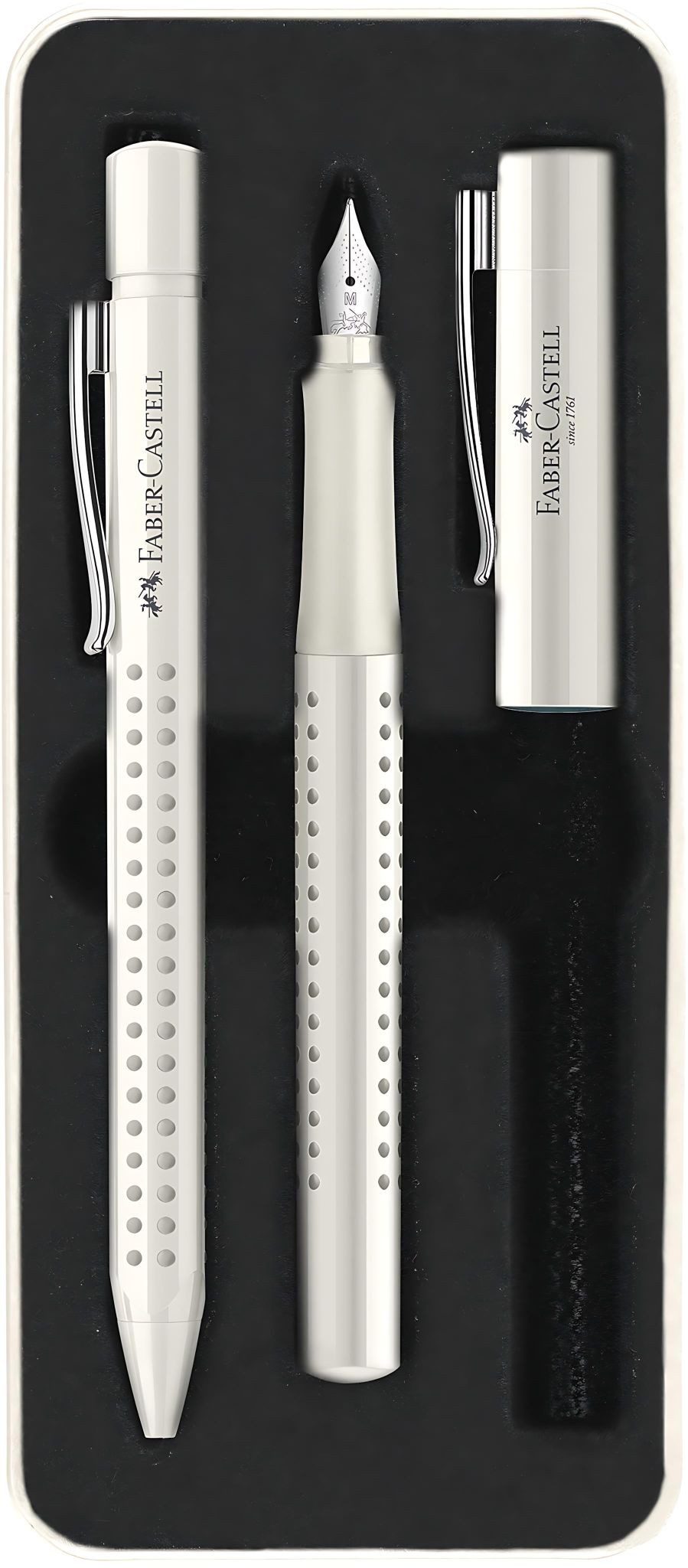 Faber-Castell Füllfederhalter Faber Castell Füller+ KS Grip 2010 coconut milk Feder M