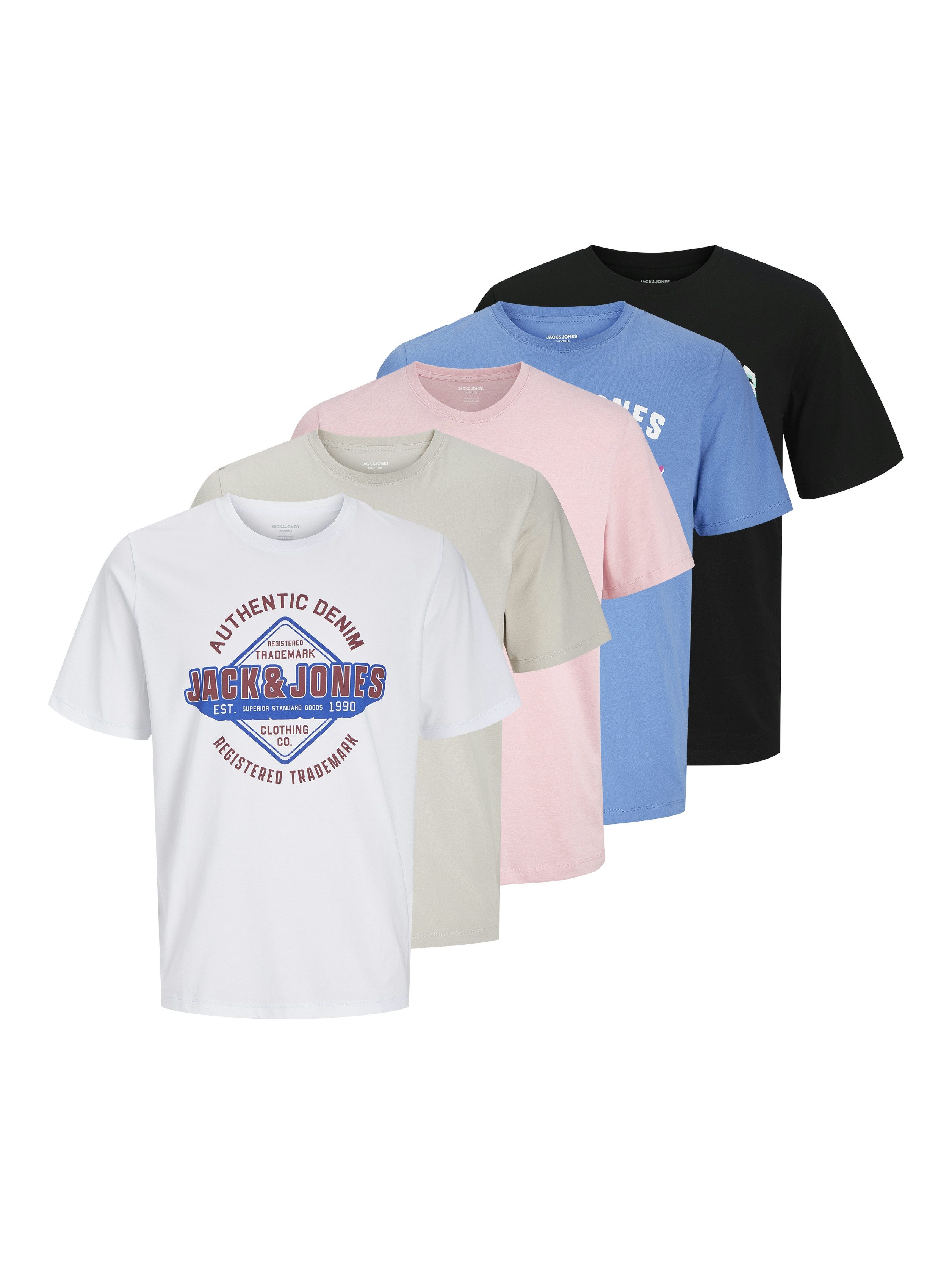 Jack & Jones PlusSize Rundhalsshirt JJELOGO günstig online kaufen