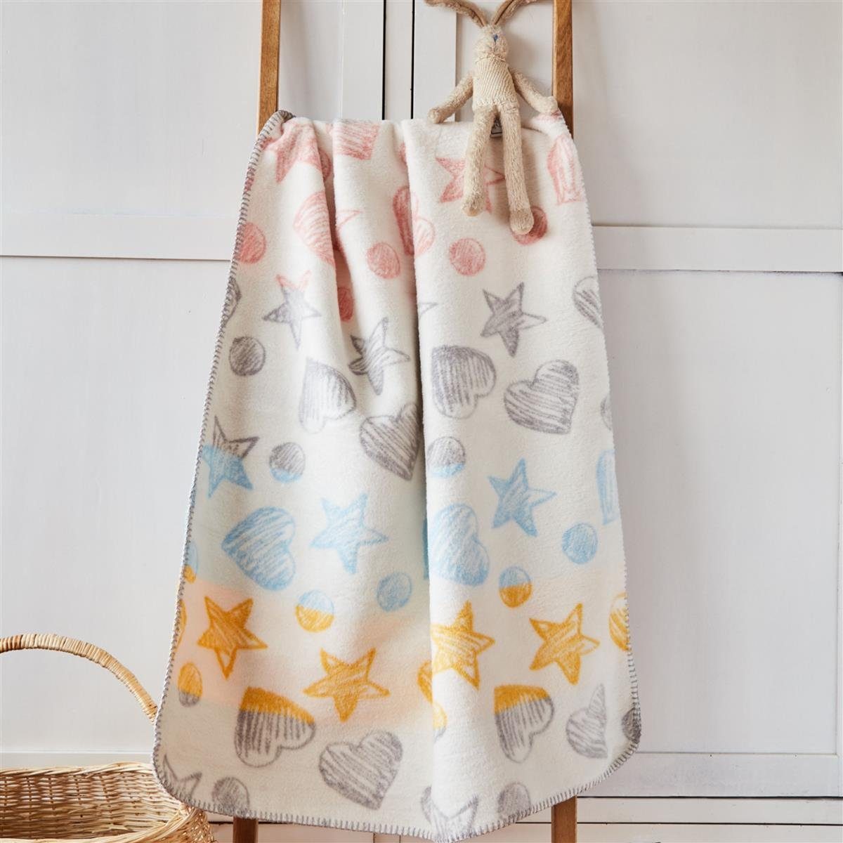 Babydecke 90x120 cm - flauschig weich günstig online kaufen