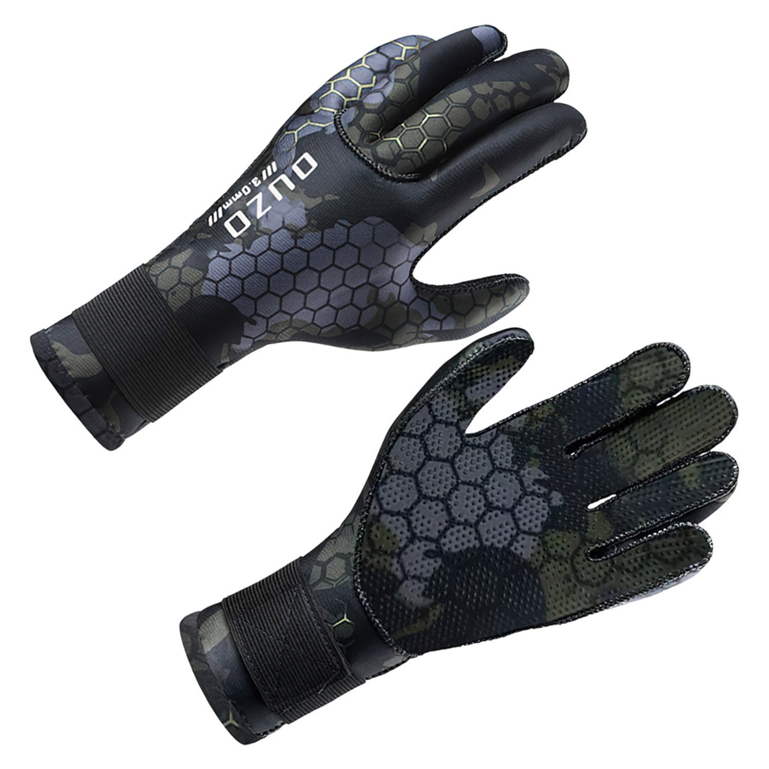 Refttenw Neoprenhandschuhe 3mm Neoprenhandschuhe,Wärmender Tauchhandschuhe,Anti-Rutsch