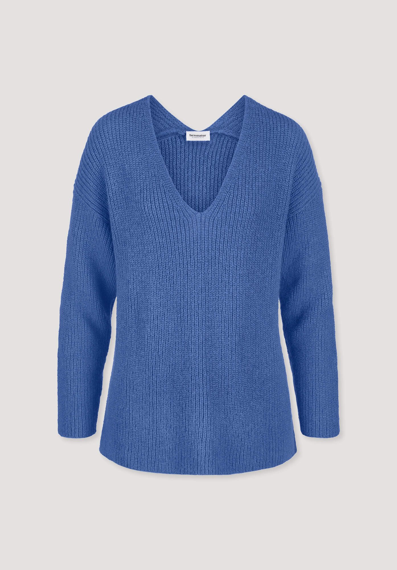 Hessnatur Strickpullover aus reinem Alpaka (1-tlg)