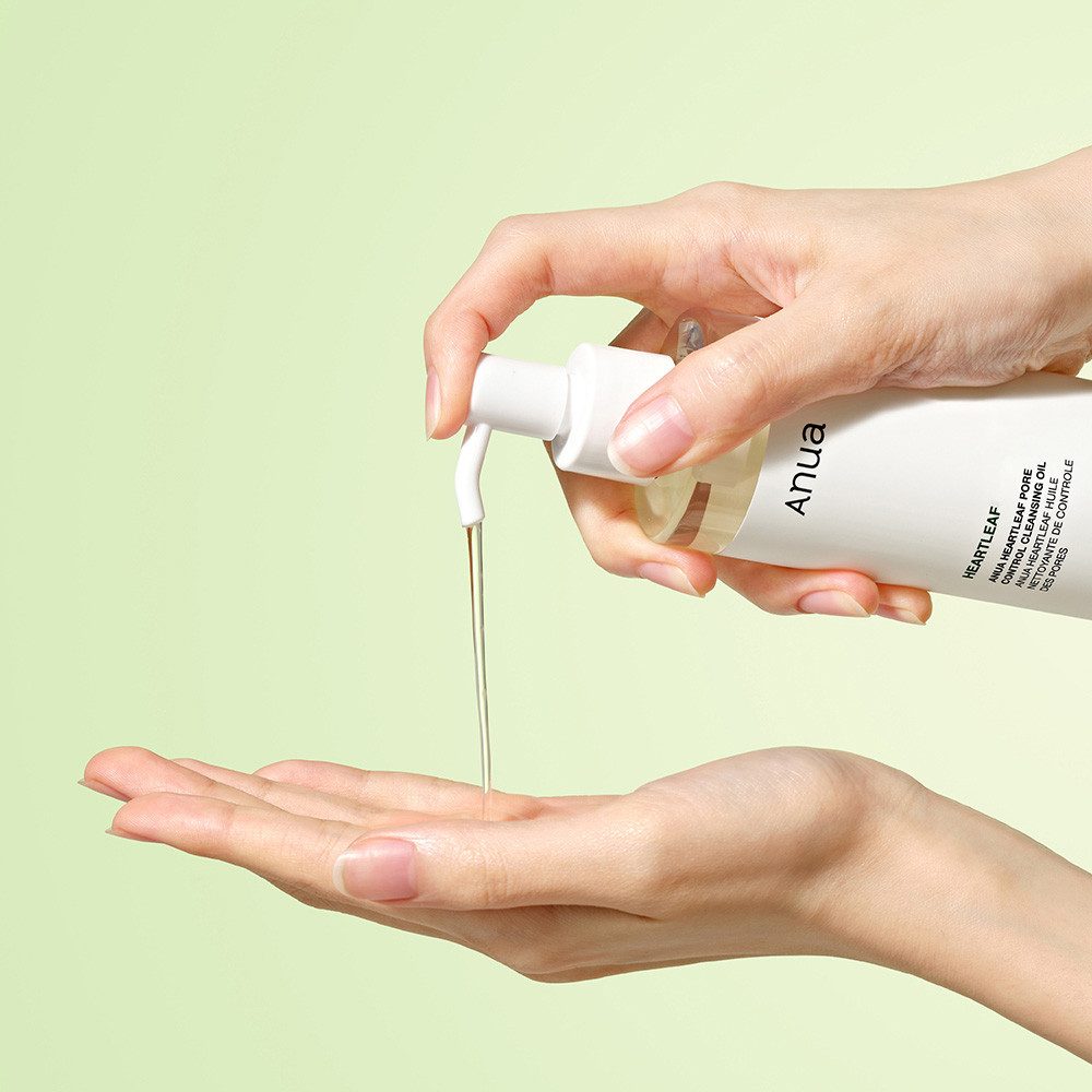 Anua Gesichts-Reinigungsöl HEARTLEAF PORE CONTROL CLEANSING OIL, für empfindliche, unreine Haut