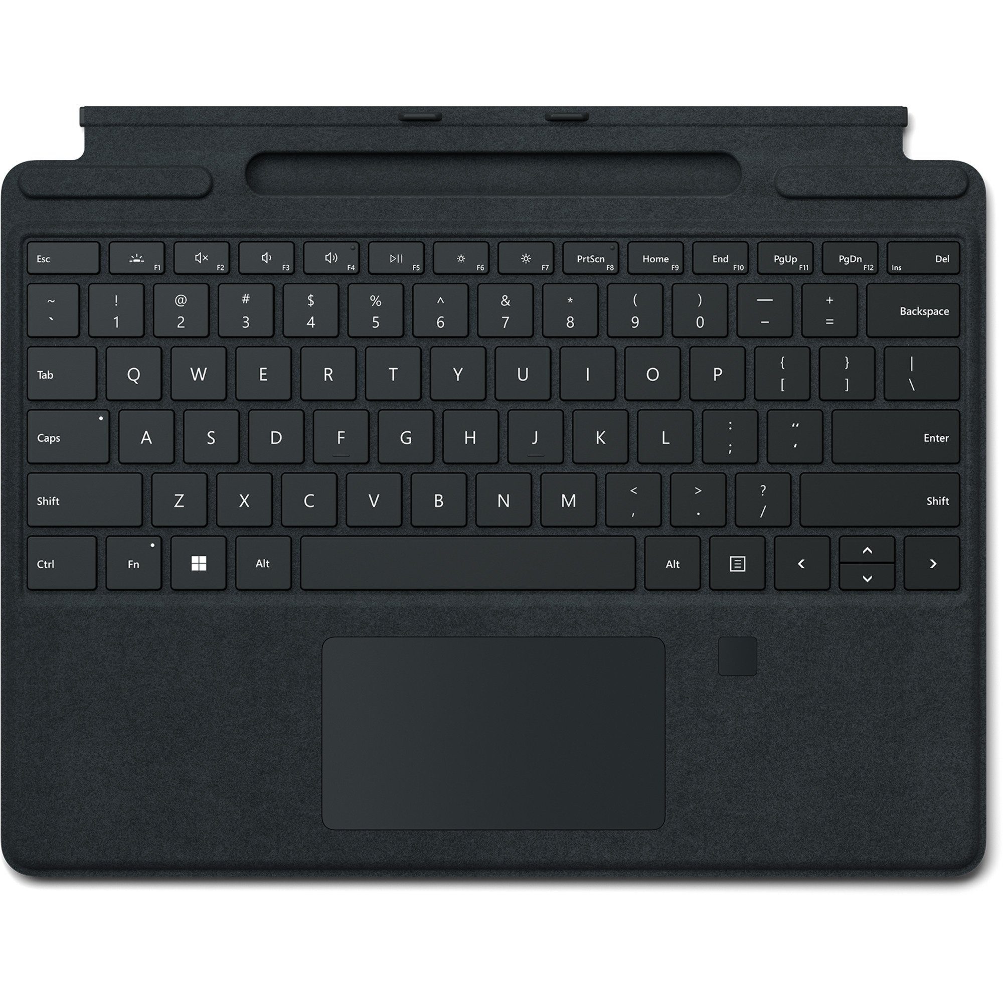 Microsoft Surface Pro Signature Keyboard mit Fingerabdruckleser Tastatur