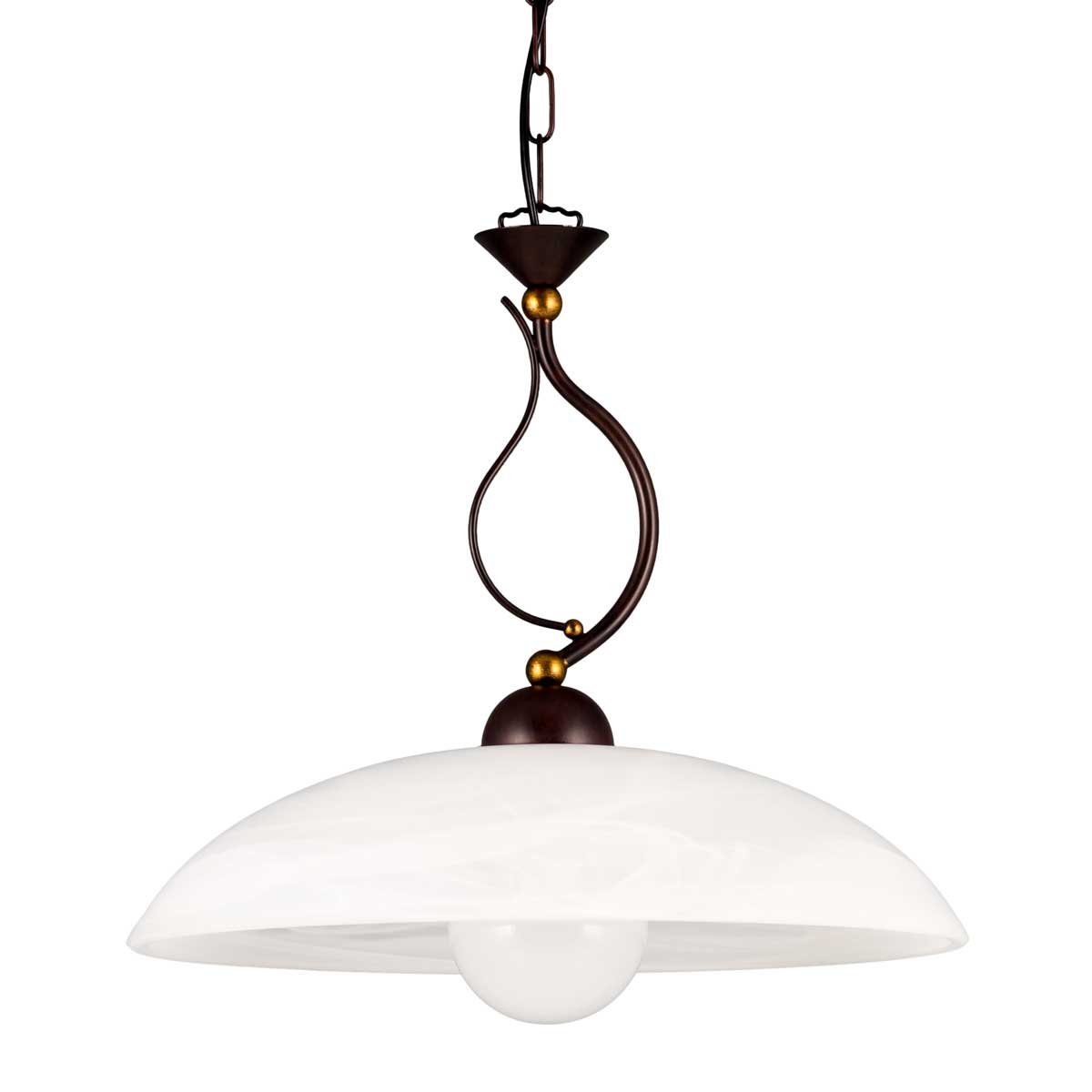 Helios Leuchten Pendelleuchte Hängelampe Landhausstil Küchenlampe Deckenlampe, ohne Leuchtmittel