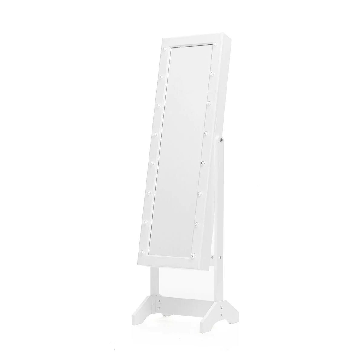 InnovaGoods Schmuckschrank Stand-Schmuckspiegel mit LED, neigbar, 37,5 x 136,5 x 36,5 cm | Schränke