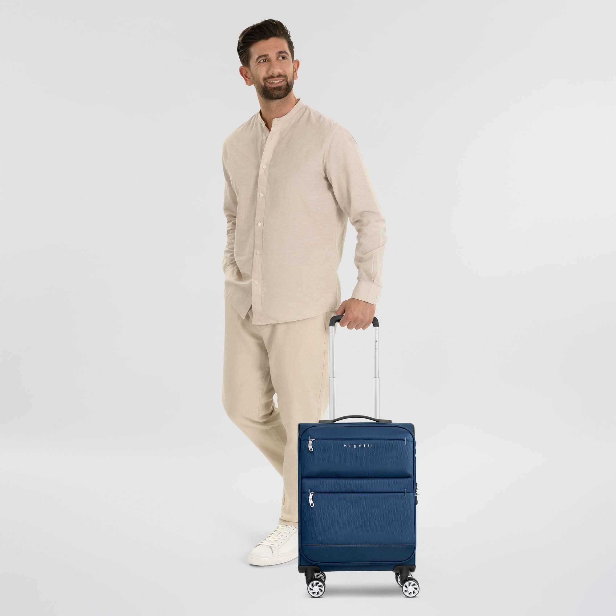 bugatti Handgepäck-Trolley Go Light Soft, 4 Rollen, Polyester günstig online kaufen