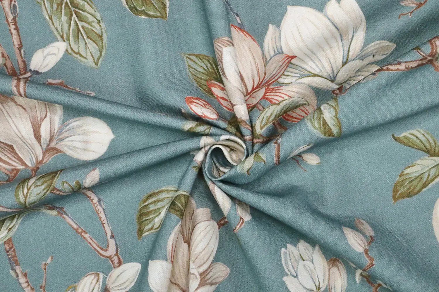 Stofferia Stoff Dekostoff Bio Baumwolle Anya Hellblau, Meterware