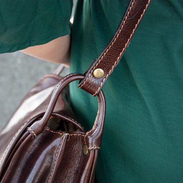 lePelou Handtasche LEANDRA, echt Leder, Made in Italy