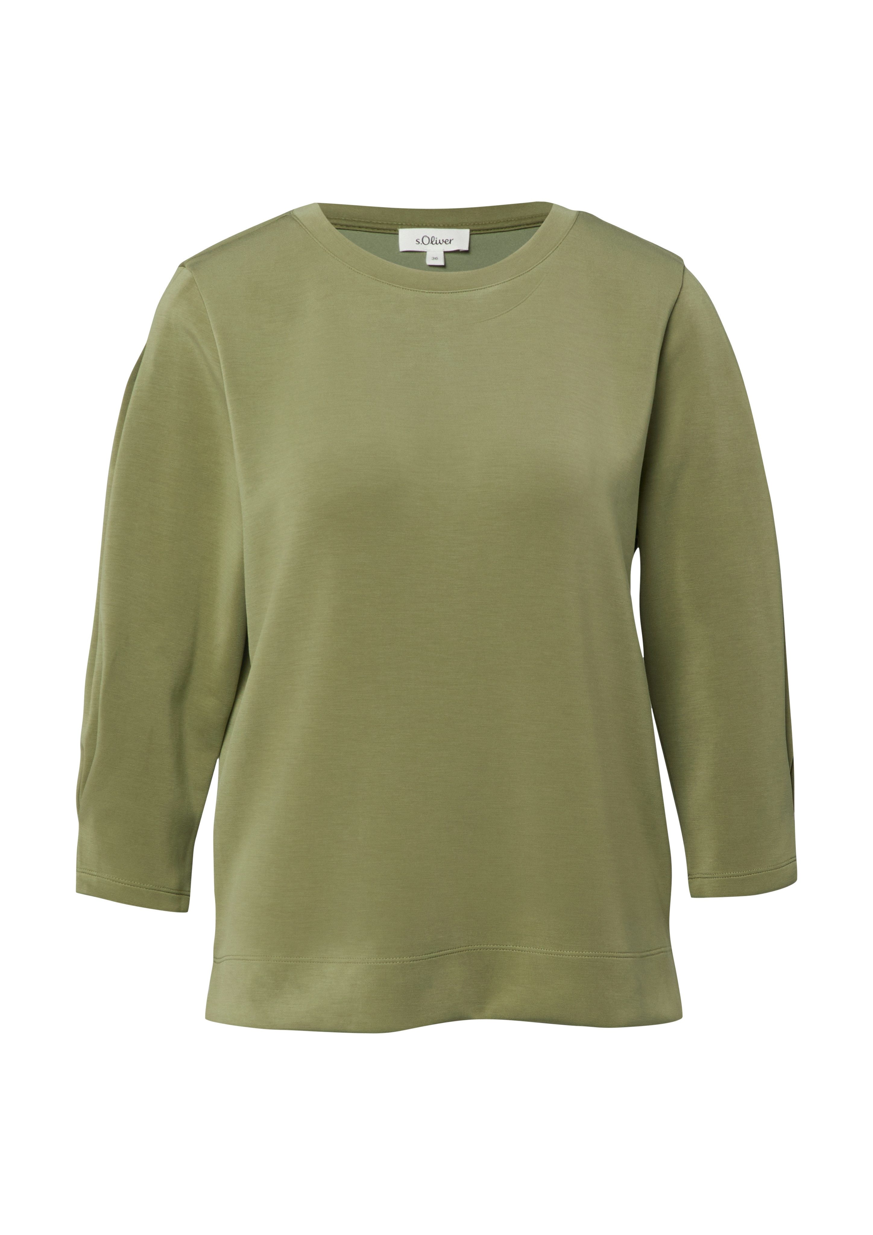 s.Oliver Sweatshirt 3/3-Arm mit Stretch