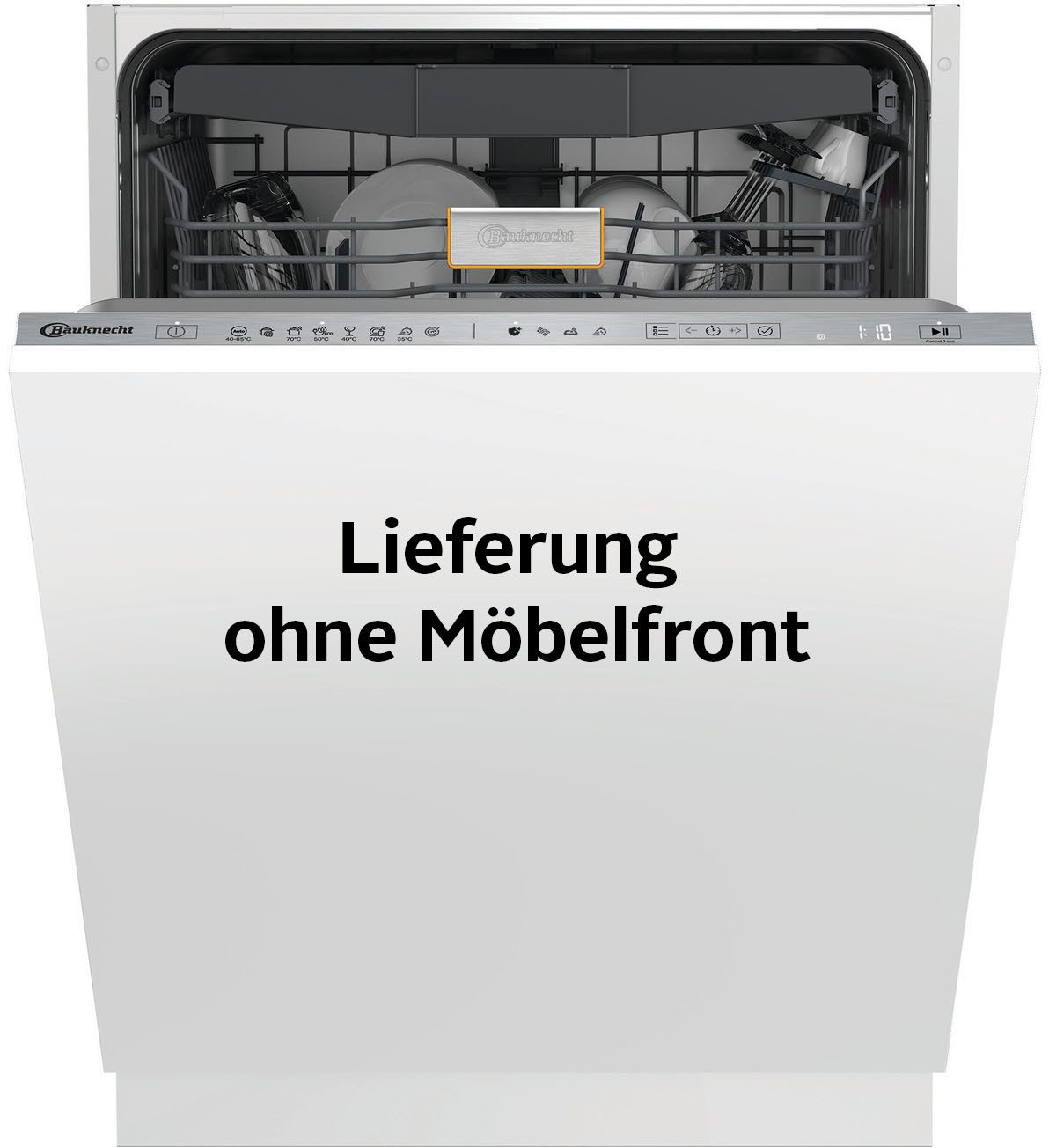 BAUKNECHT vollintegrierbarer Geschirrspüler XXL BKR IBXL, 14 Maßgedecke, XXL Geschirrspüler - 4,1 cm höher als Standardmodelle