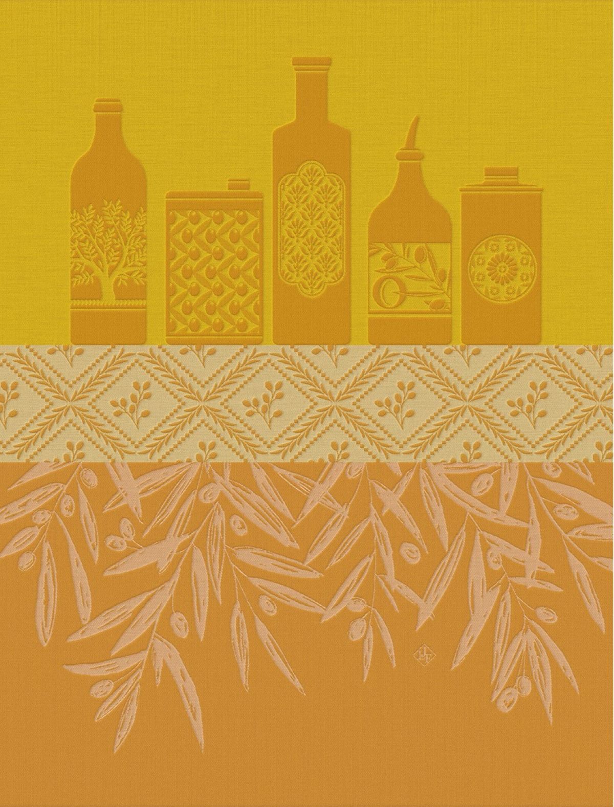 Le Jacquard Francais Geschirrtuch Geschirrtuch Huiles Provençales Tournesol 60x80 cm, (1-tlg., 1 x Geschirrtuch), jacquard-gewebt