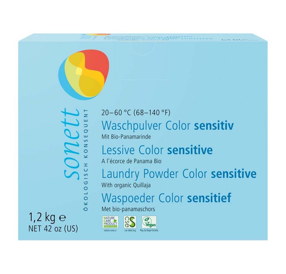 Sonett Waschpulver Color - Neutral/Sensitiv 1,2Kg Colorwaschmittel