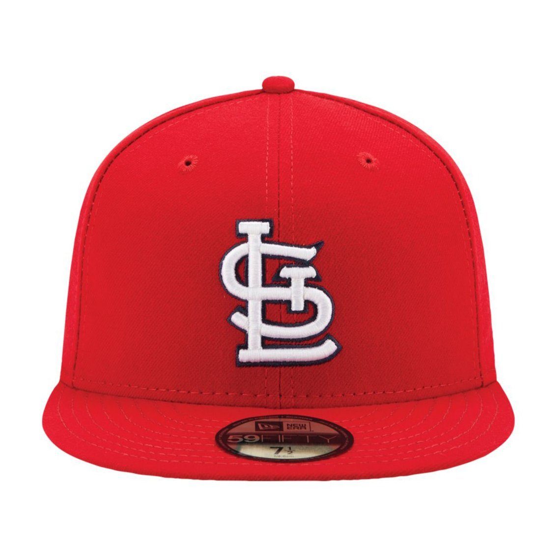 New Era Fitted St. ONFIELD Cap Cardinals 59Fifty Louis AUTHENTIC