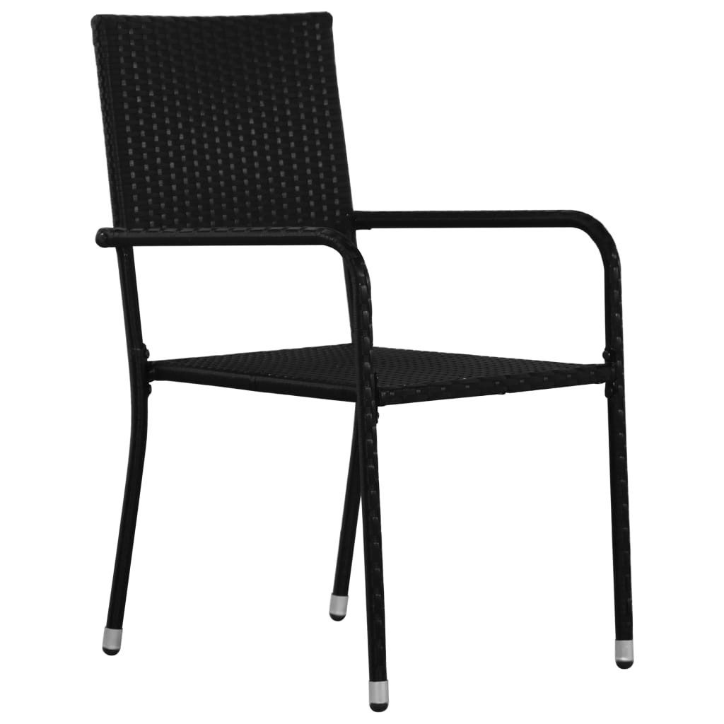 vidaXL Gartenstuhl Garten-Essstühle 2 Stk. Stapelbar günstig online kaufen