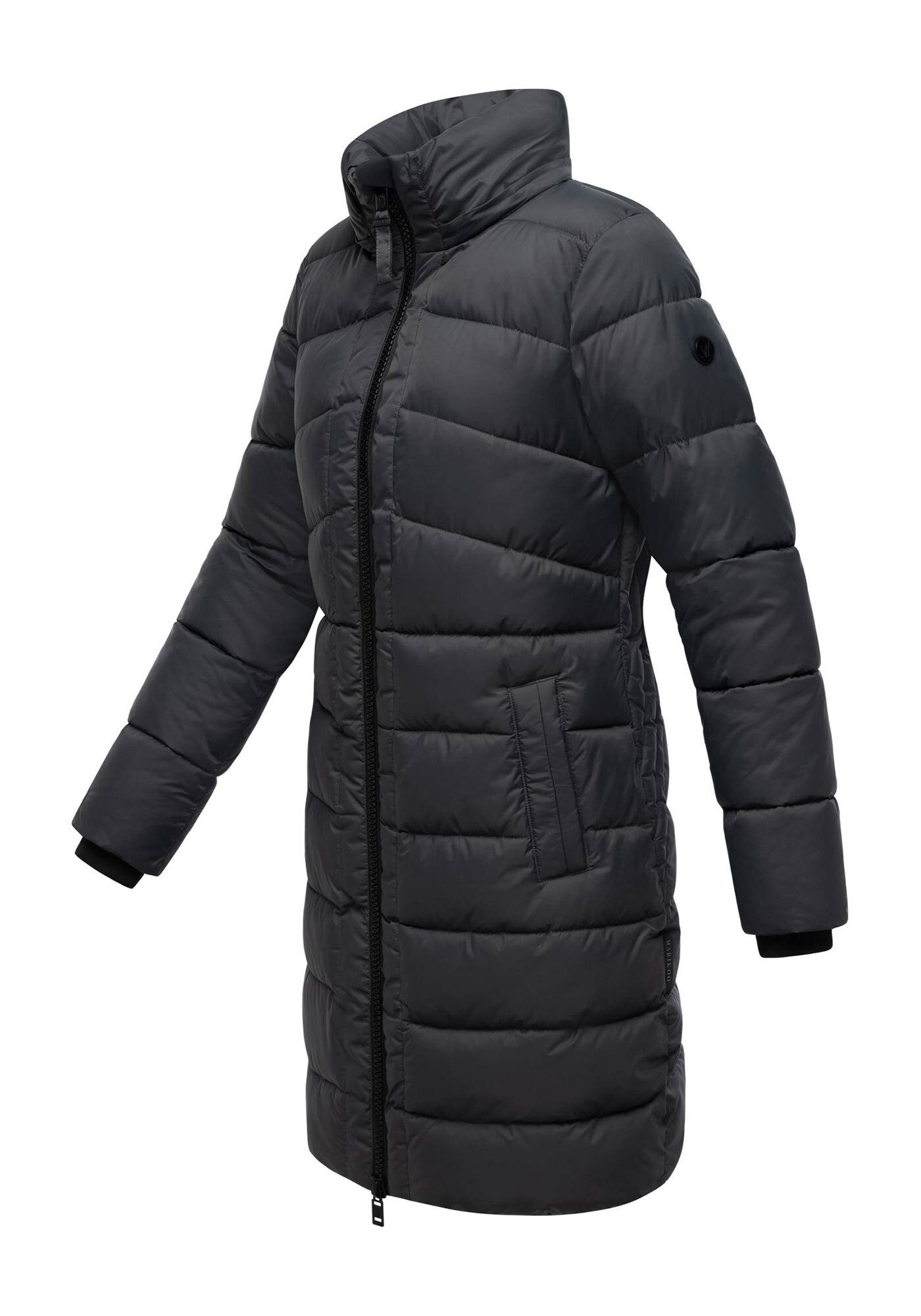 Marikoo Winterjacke Kaltnäschen mit abnehmbarer Kapuze und hochschließendem Kragen