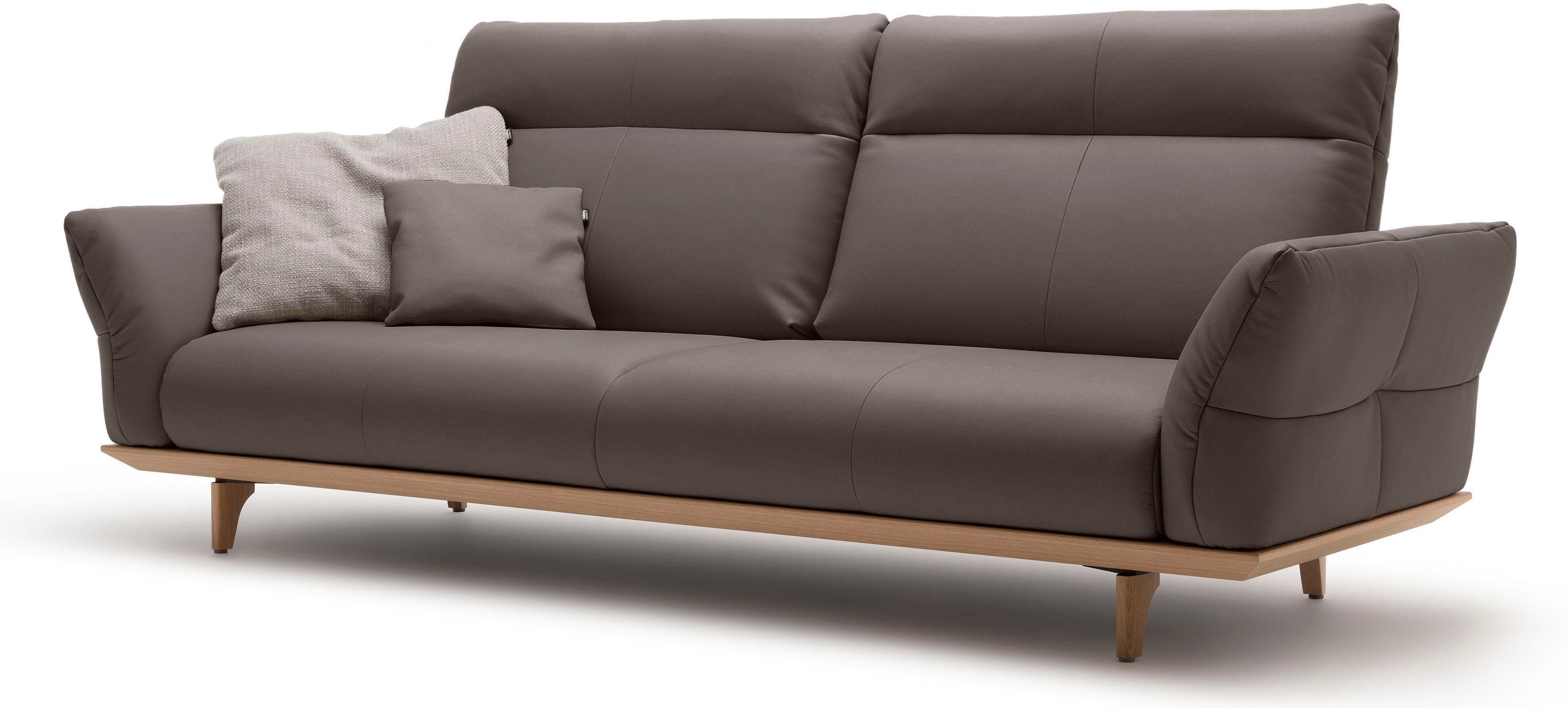 hülsta sofa 3,5-Sitzer Eiche, hs.460, cm in Füße 228 Sockel Breite natur, Eiche