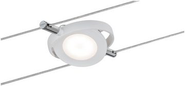Paulmann LED Deckenleuchte, LED fest integriert, Warmweiß, Wohnzimmerlampe LED 6x4W RoundMac 230V/12V DC Weiß matt