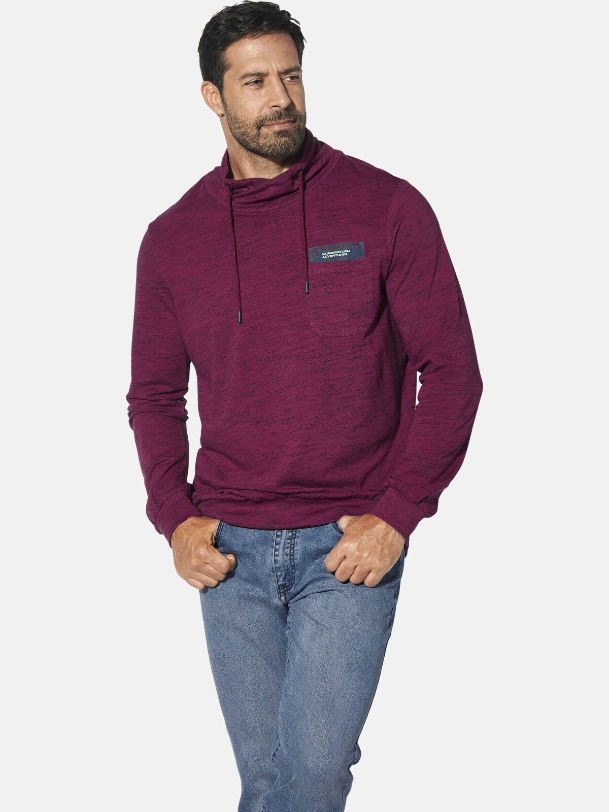 Jan Vanderstorm Sweatshirt KERVIK mit weitem günstig online kaufen