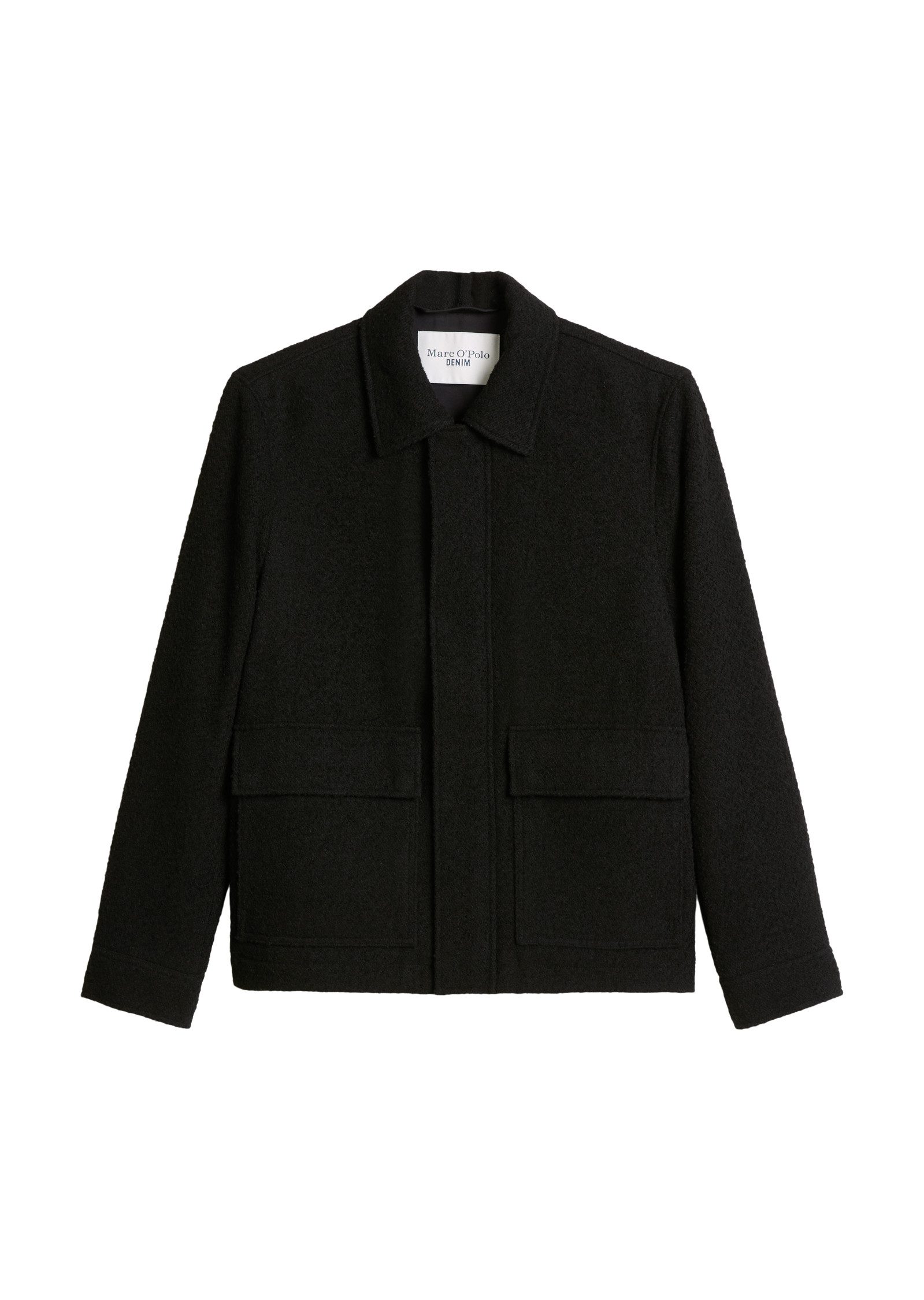 Marc O'Polo DENIM Wolljacke regular aus weichem Bouclé mit Recycling-Anteil – Bild 5 von 5