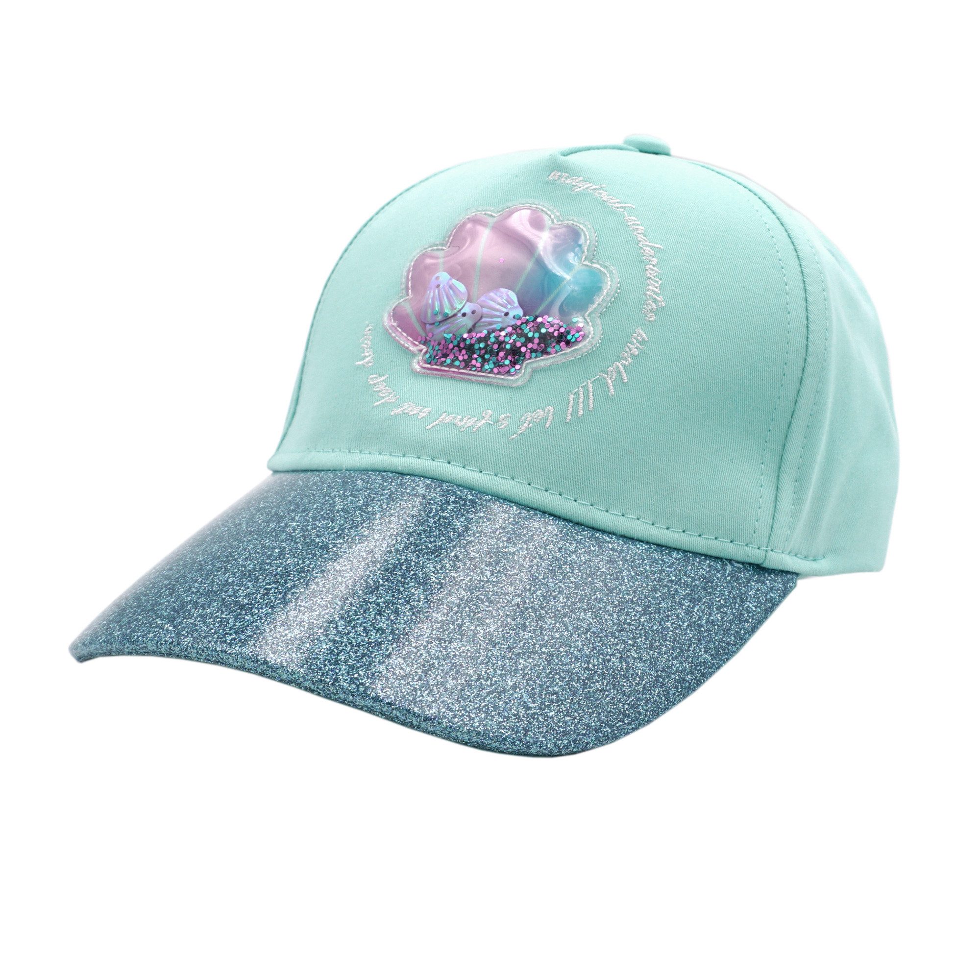 MAXIMO Baseball Cap interaktives Muschel-Patch, mit Glitzer, Baumwolle