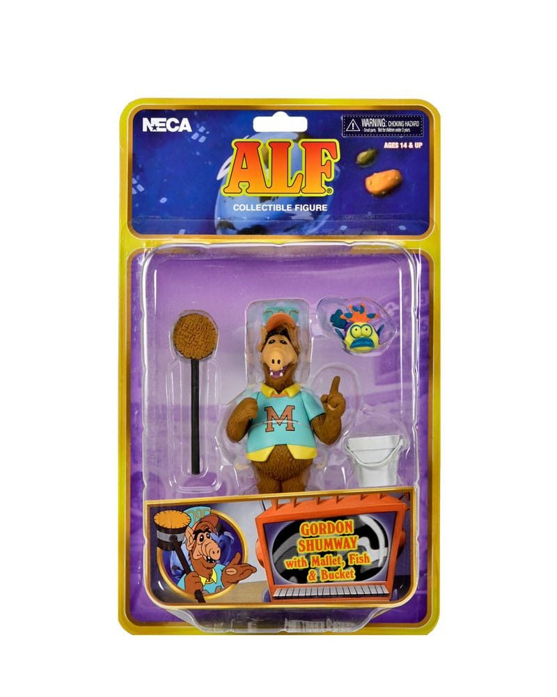 NECA Actionfigur Alf Toony Classic Figur Baseball Alf 15 cm