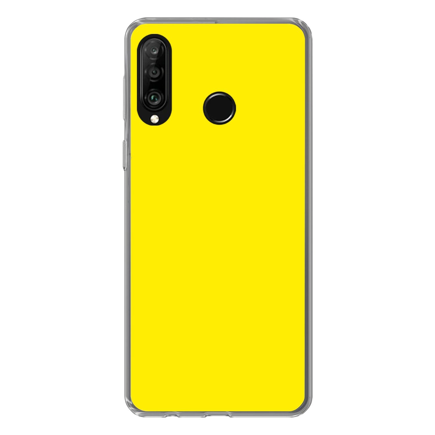 Handyhülle für Huawei P30 Lite Gelb - Zitrone - Neon - Farben