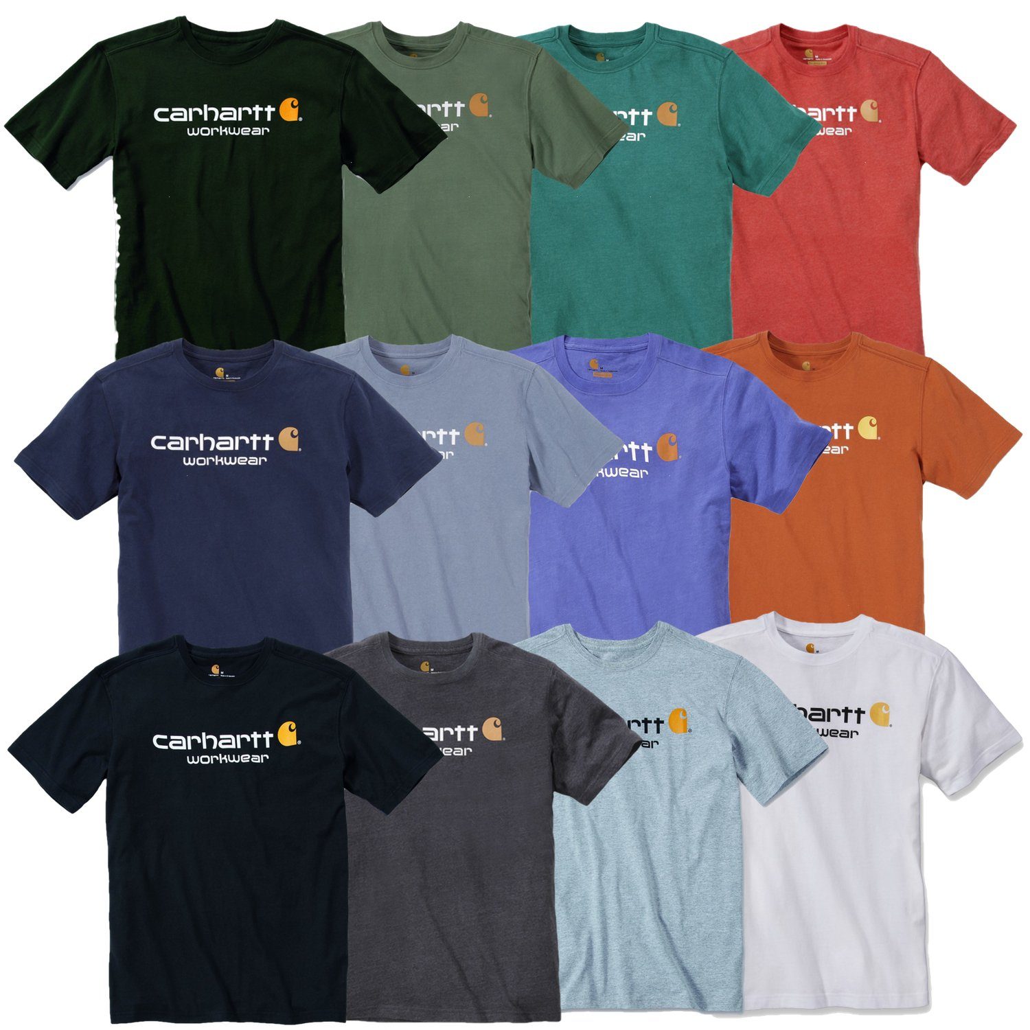 T-Shirt ink heather T-Shirt Adult Carhartt Logo Carhartt 101214 Core blue
