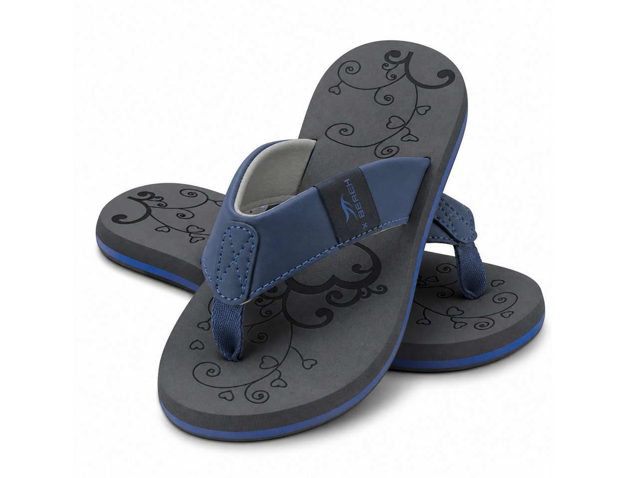 Ultrapower FLIP-ON Zehentrenner Badelatschen Latschen Poolschuhe 36-41 Damen Zehentrenner (Flip Flops Komfort und Stil)